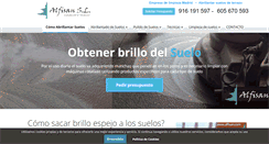Desktop Screenshot of abrillantadodesuelos.com